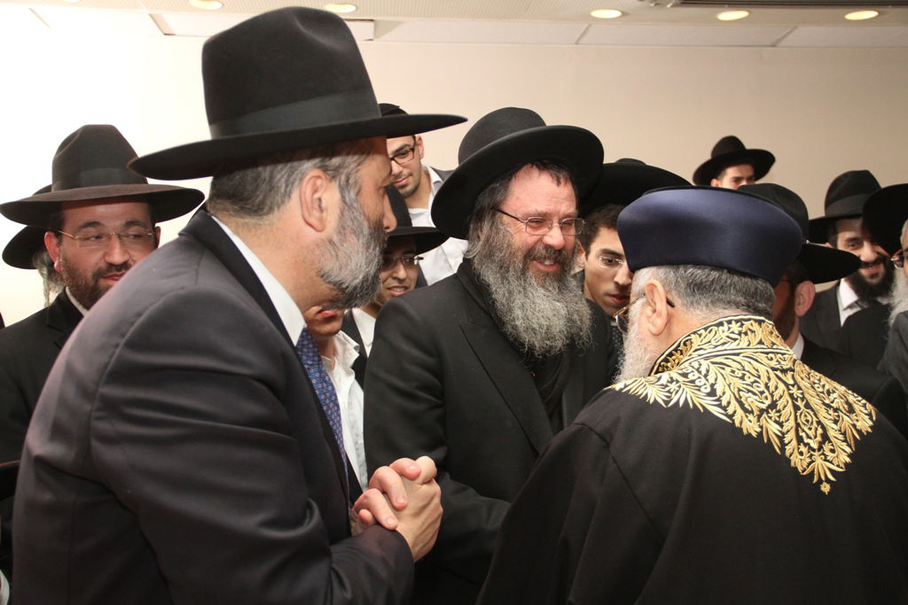 גלריה: בר מצווה לנכד הגר"י יוסף והגר"ש עמאר