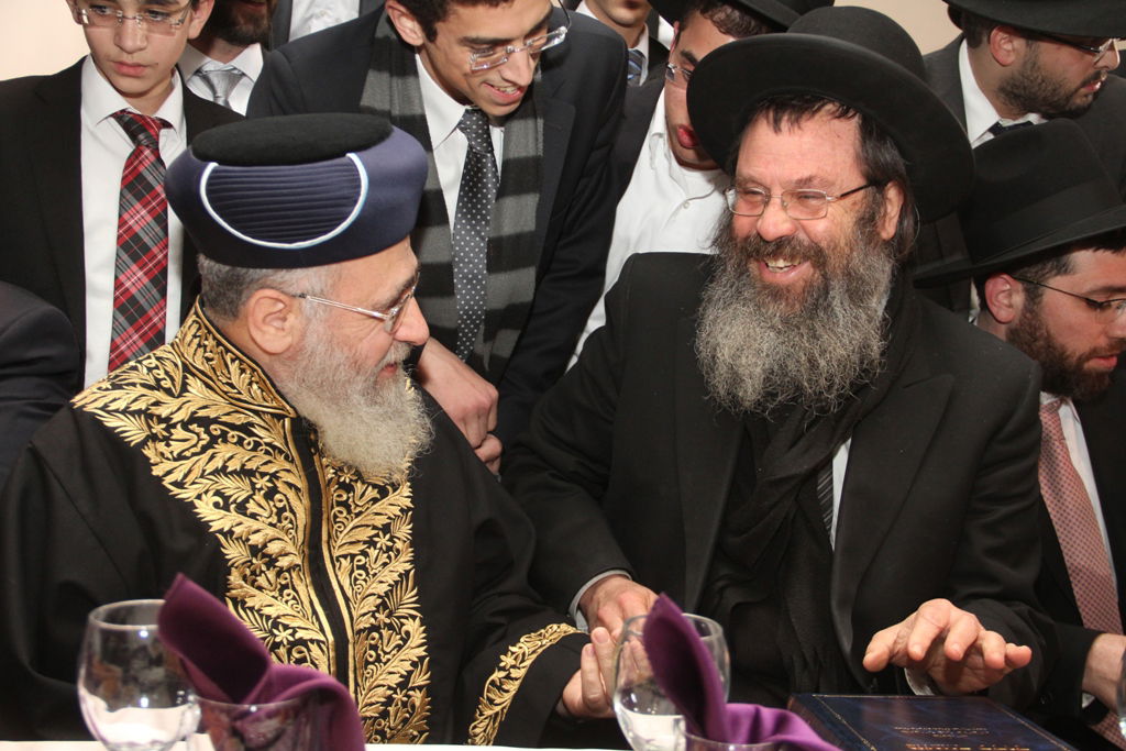 גלריה: בר מצווה לנכד הגר"י יוסף והגר"ש עמאר