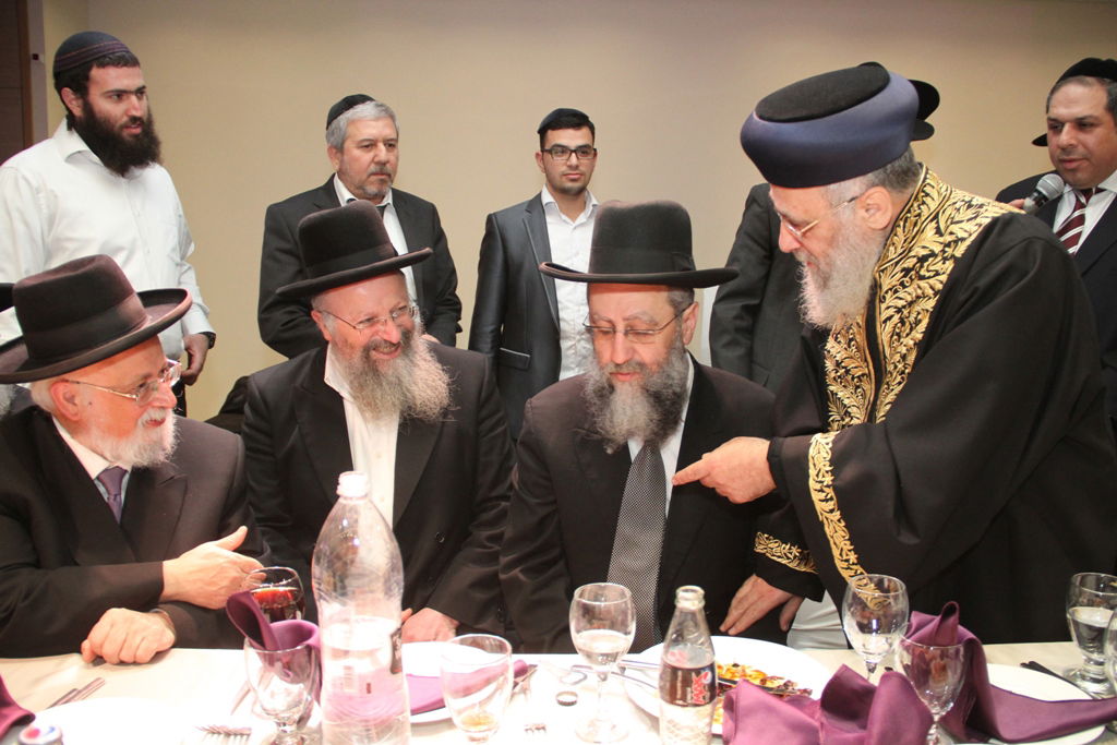 גלריה: בר מצווה לנכד הגר"י יוסף והגר"ש עמאר