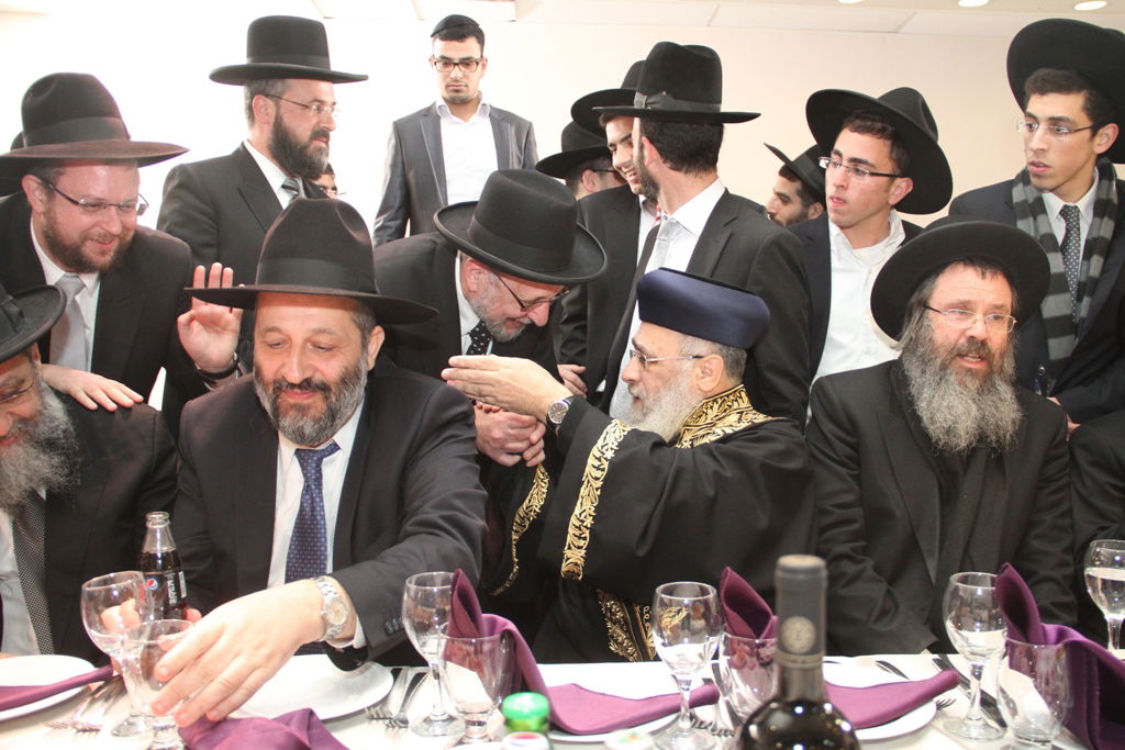 גלריה: בר מצווה לנכד הגר"י יוסף והגר"ש עמאר