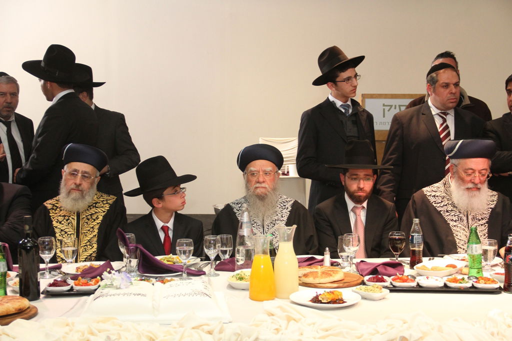 גלריה: בר מצווה לנכד הגר"י יוסף והגר"ש עמאר