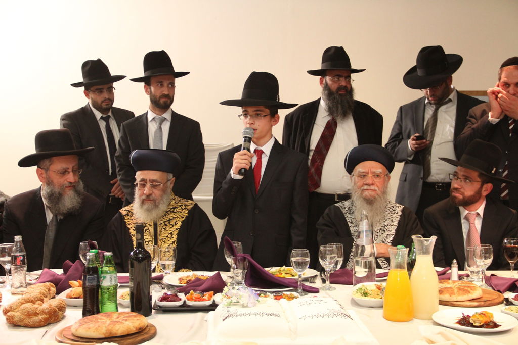 גלריה: בר מצווה לנכד הגר"י יוסף והגר"ש עמאר