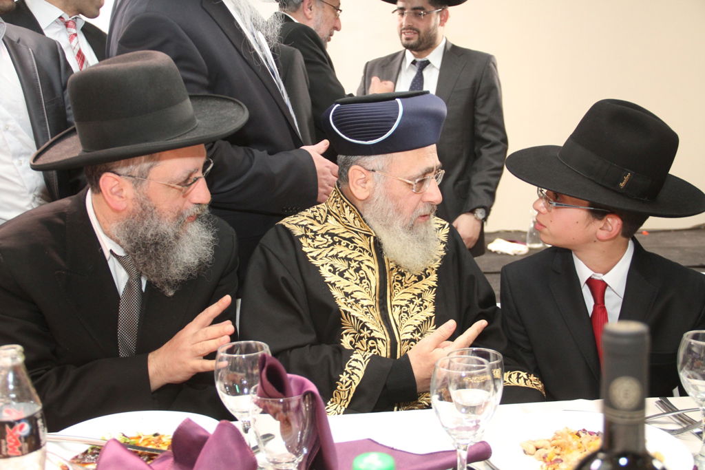 גלריה: בר מצווה לנכד הגר"י יוסף והגר"ש עמאר