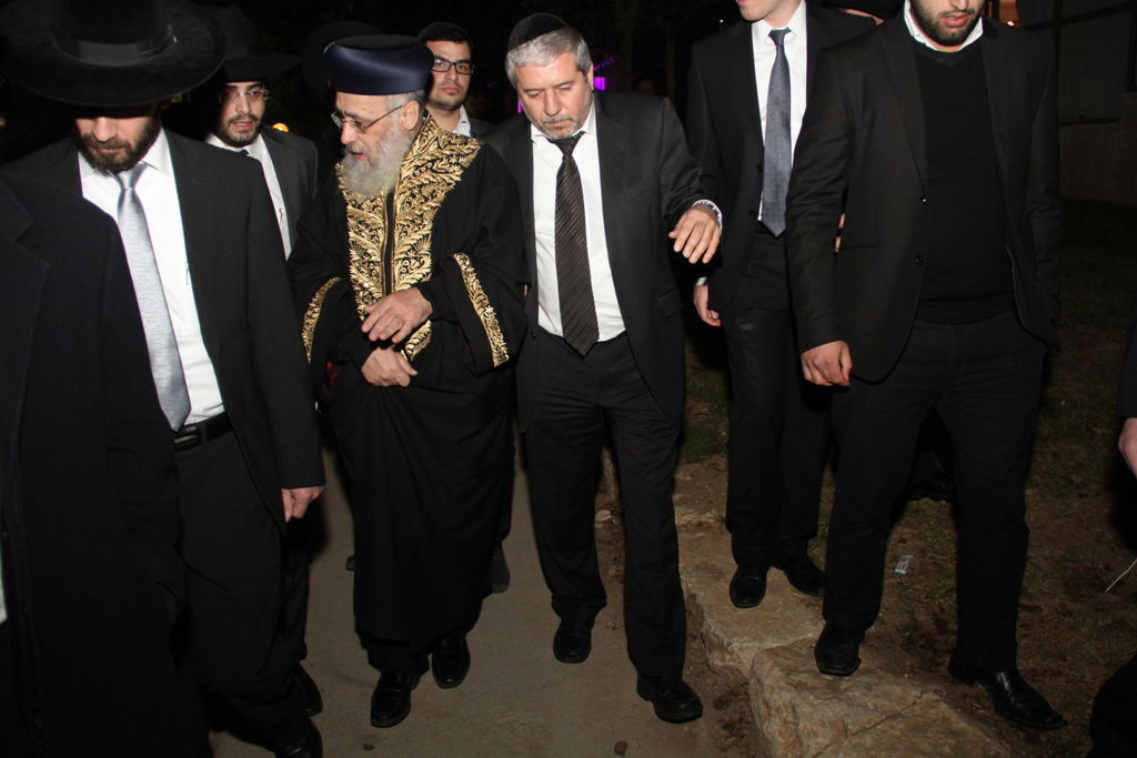 גלריה: בר מצווה לנכד הגר"י יוסף והגר"ש עמאר