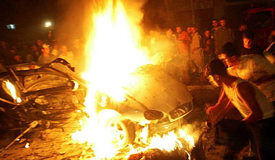 לבנון: 3 הרוגים בפיצוץ מכונית תופת בעיר אל-הרמל