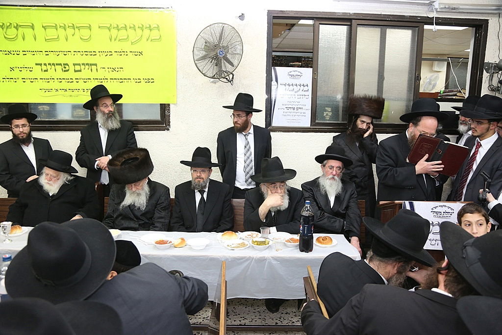 תיעוד: מעמד סיום הש"ס ב"נחלת משה" בבני ברק