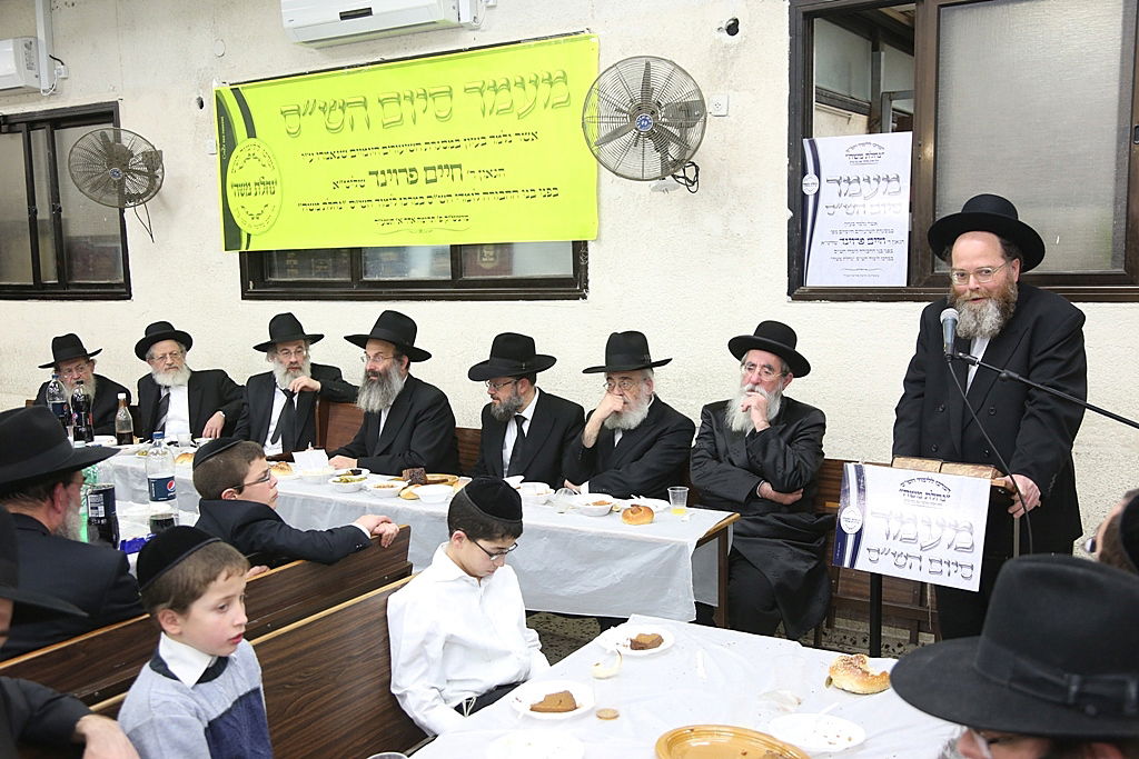 תיעוד: מעמד סיום הש"ס ב"נחלת משה" בבני ברק