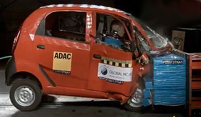 צפו במבחן הריסוק: הרכב הכי זול - הכי מסוכן