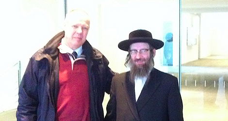 בכניסה ללשכת מרקל