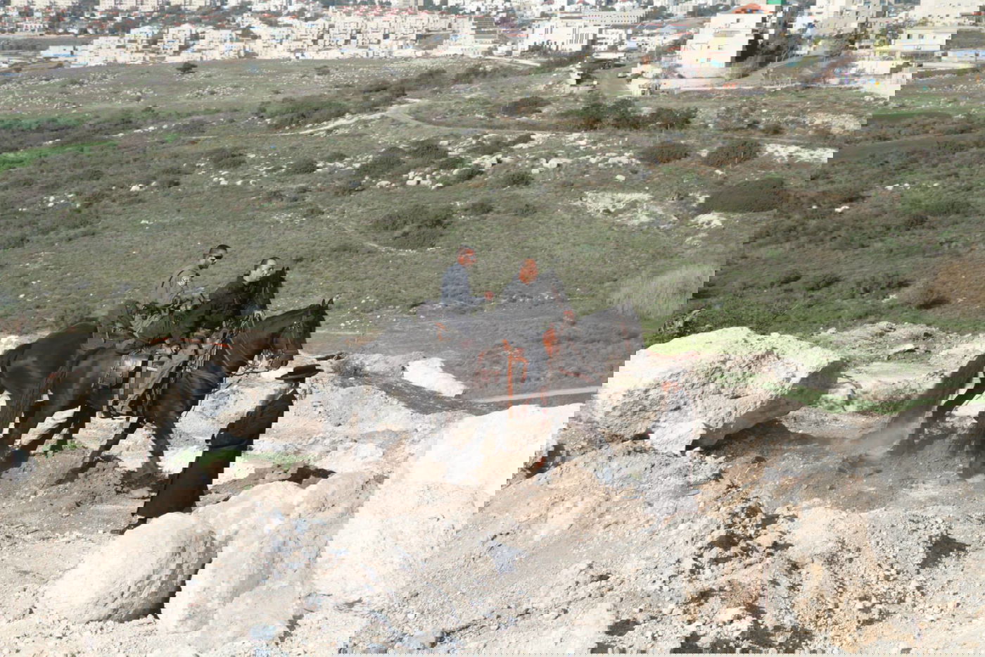 בית שמש: עשרות מחו על חילול קברים לטענתם במתחם גולובנציץ