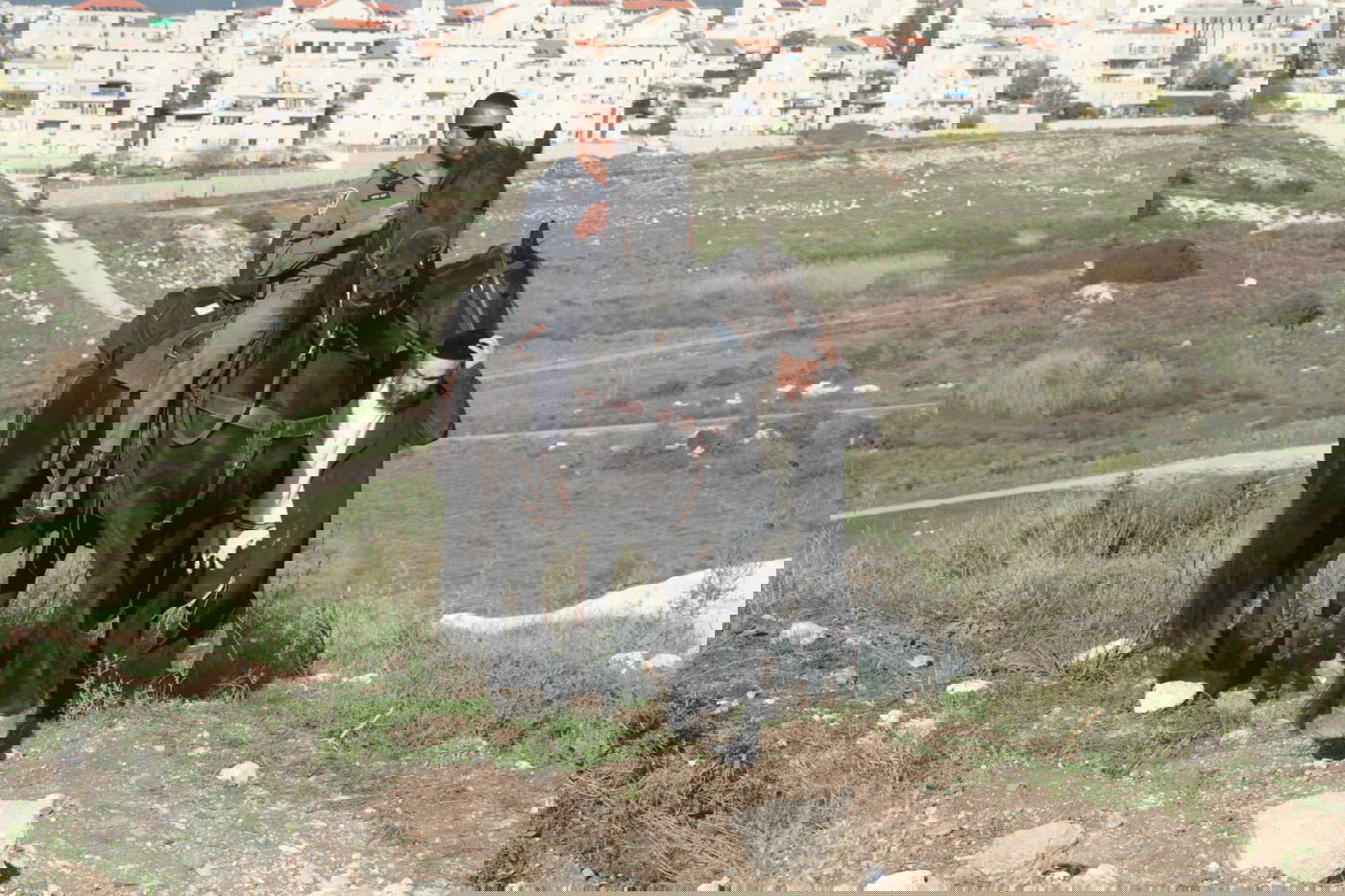 בית שמש: עשרות מחו על חילול קברים לטענתם במתחם גולובנציץ