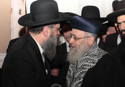 הגאון רבי דוד יוסף ואחיו הראשל"צ הגאון הרב יצחק יוסף