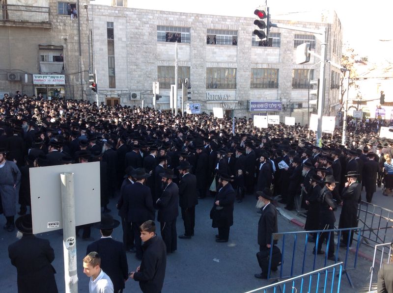 ההפגנה בכיכר השבת