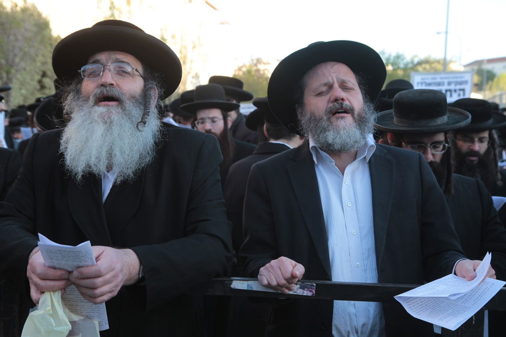 תיעוד: הפגנת 'העדה' בבית שמש בצל איומי הראב"ד