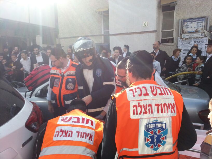 בני ברק: בן 5 נלכד מתחת לרכב ונפצע בינוני