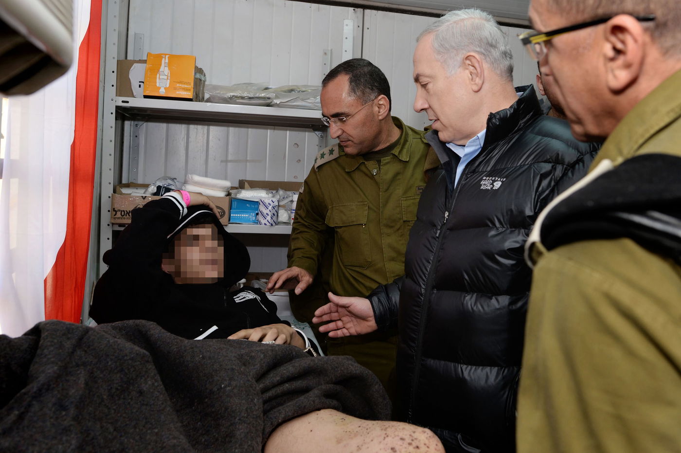 נתניהו ביקר פצועים מסוריה: "שהעולם יראה את התמונות מהמקום הזה"