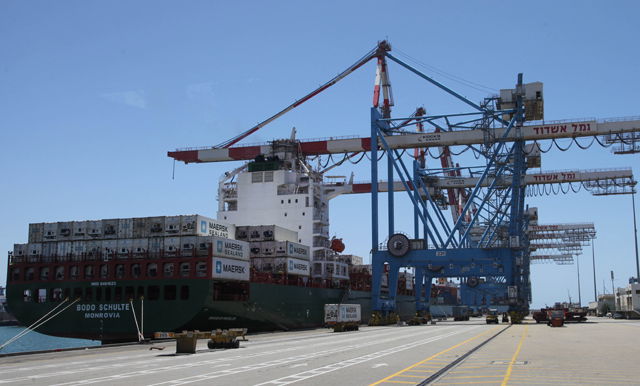 הריח ככל הנראה בעקבות דליפת גז באוניה: נמל אשדוד