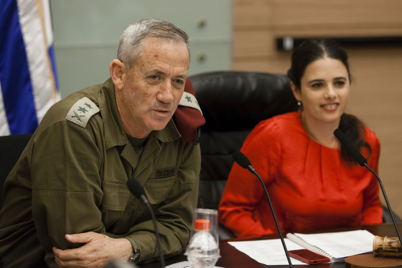 הרמטכ"ל בני גנץ ואיילת שקד