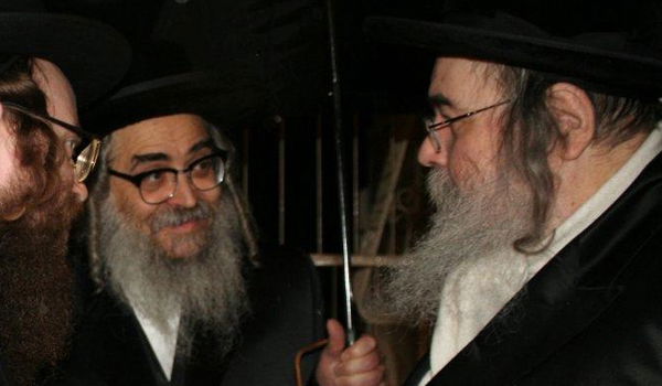 פגישת הפיוס בין האדמו"ר מבעלזא והאדמו"ר מסאטמר לפני כשנתיים