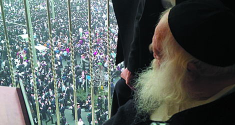 מרן הגר"ח קנייבסקי בעצרת