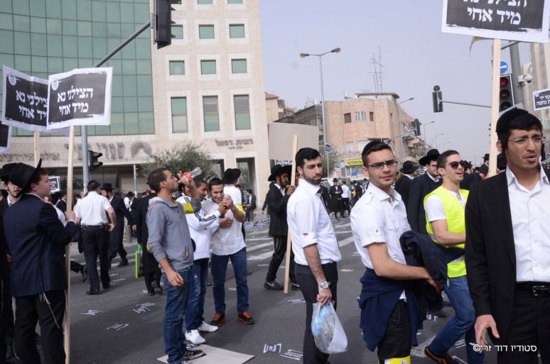 60 ריבוא זעקו: "לא נתגייס לצבא בשום פנים ואופן" • סיקור