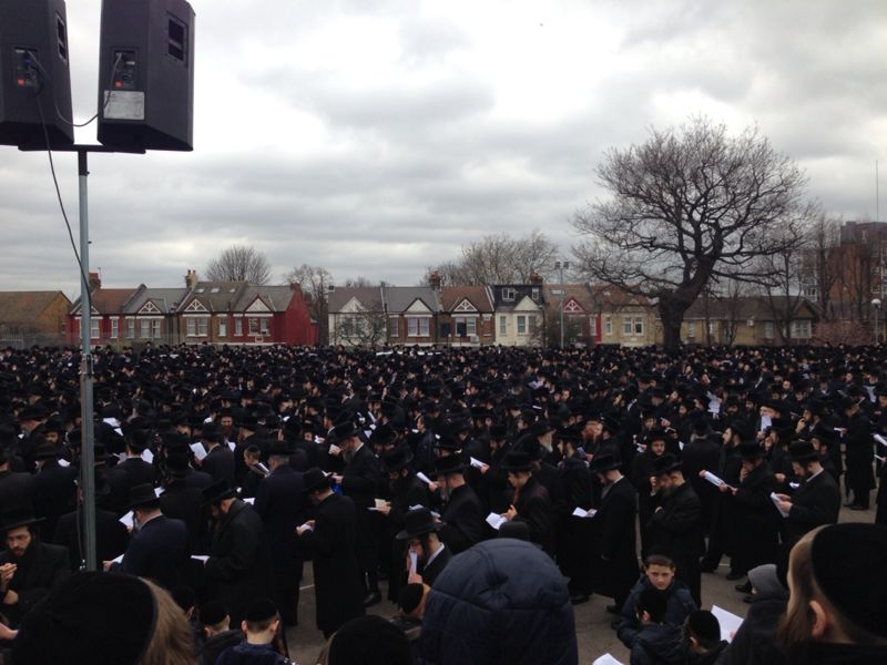 צפו: עצרת מחאה גם בלונדון
