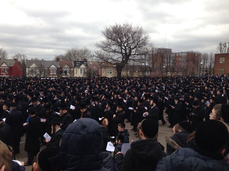 צפו: עצרת מחאה גם בלונדון