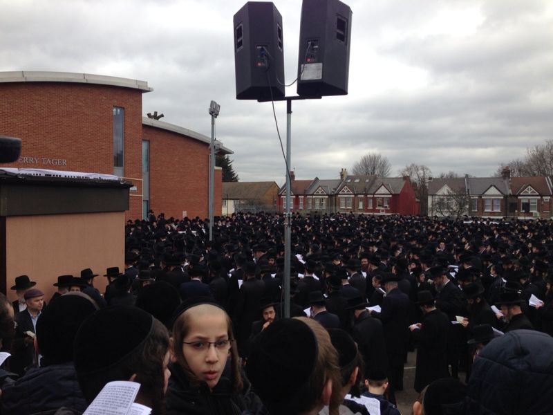 צפו: עצרת מחאה גם בלונדון