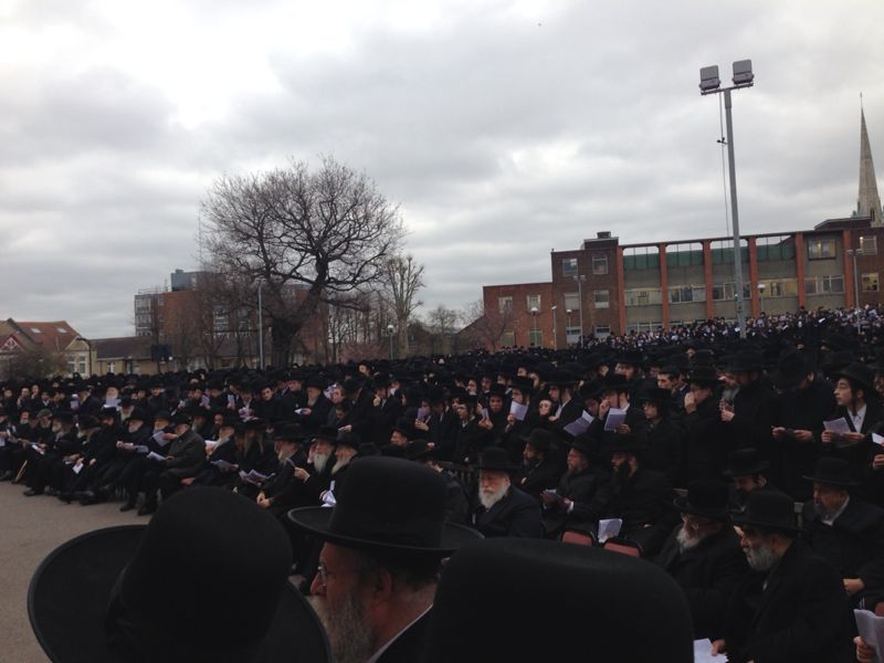 צפו: עצרת מחאה גם בלונדון