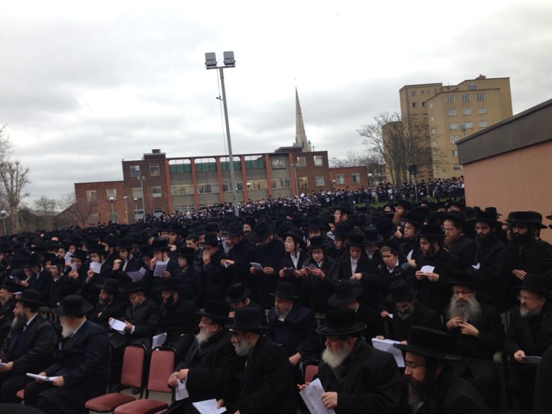 צפו: עצרת מחאה גם בלונדון