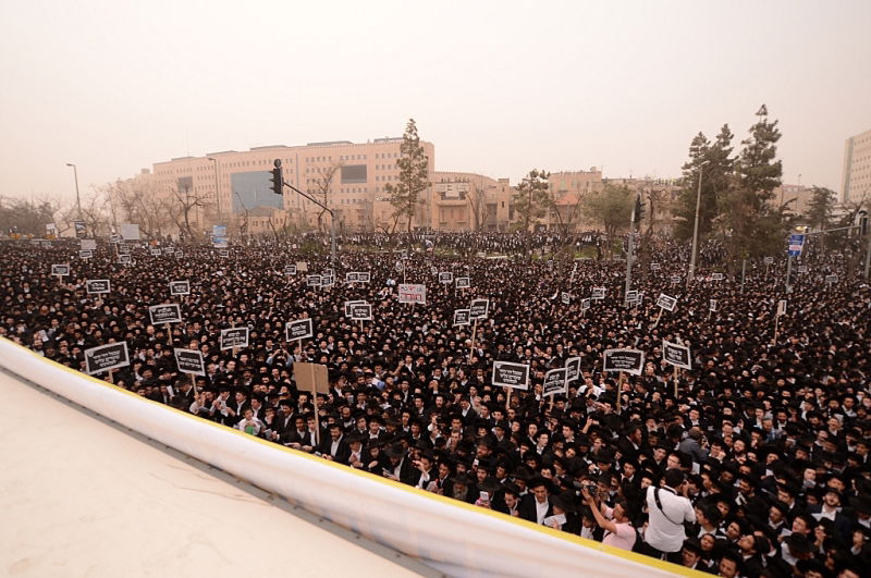 שישים ריבוא התאחדו נגד רדיפת לומדי התורה • גלריה מסכמת