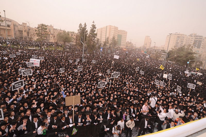 שישים ריבוא התאחדו נגד רדיפת לומדי התורה • גלריה מסכמת