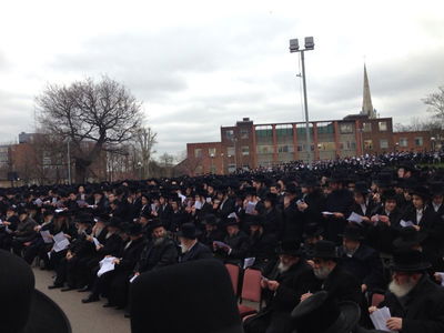 צפו: עצרת מחאה גם בלונדון