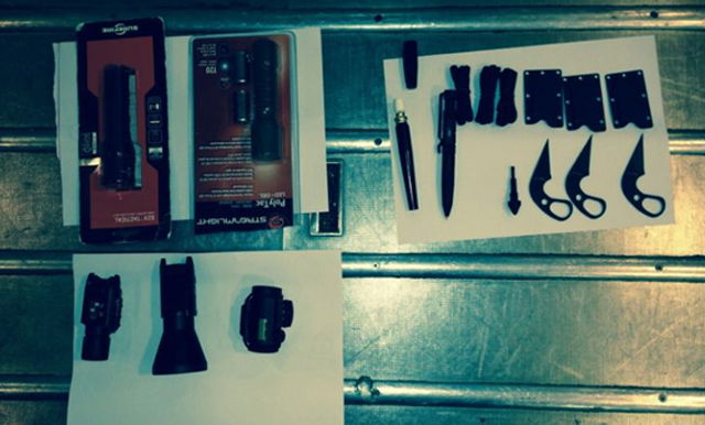 צעיר ניסה להבריח ציוד לחימה ונתפס