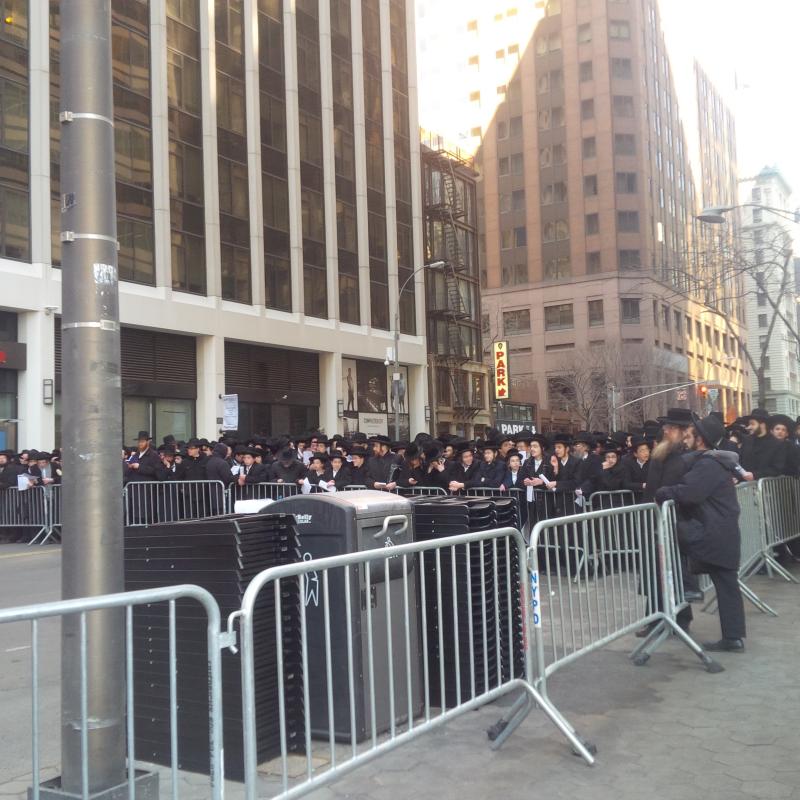 150 אלף חרדים הפגינו במנהטן נגד רדיפת עולם התורה בישראל