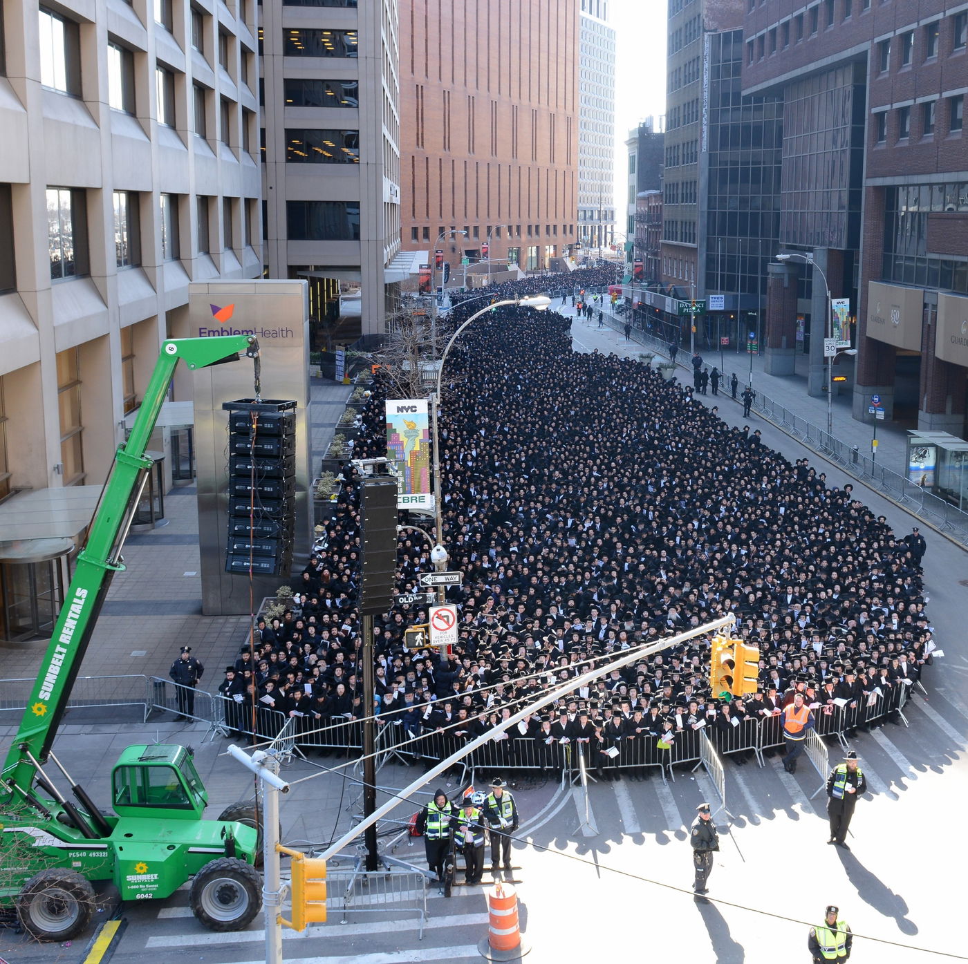 תיעוד מרהיב: העצרת במנהטן
