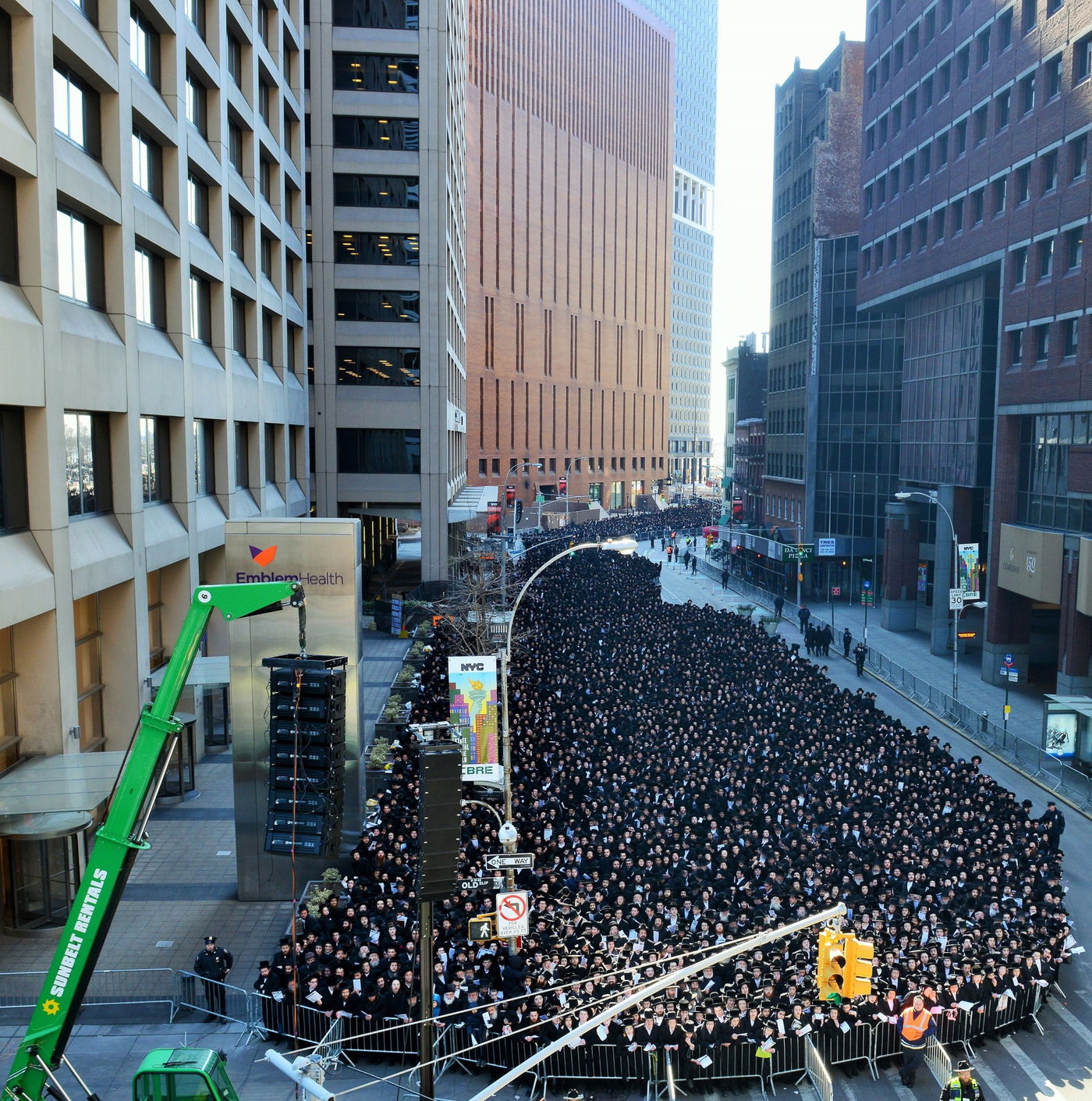 תיעוד מרהיב: העצרת במנהטן