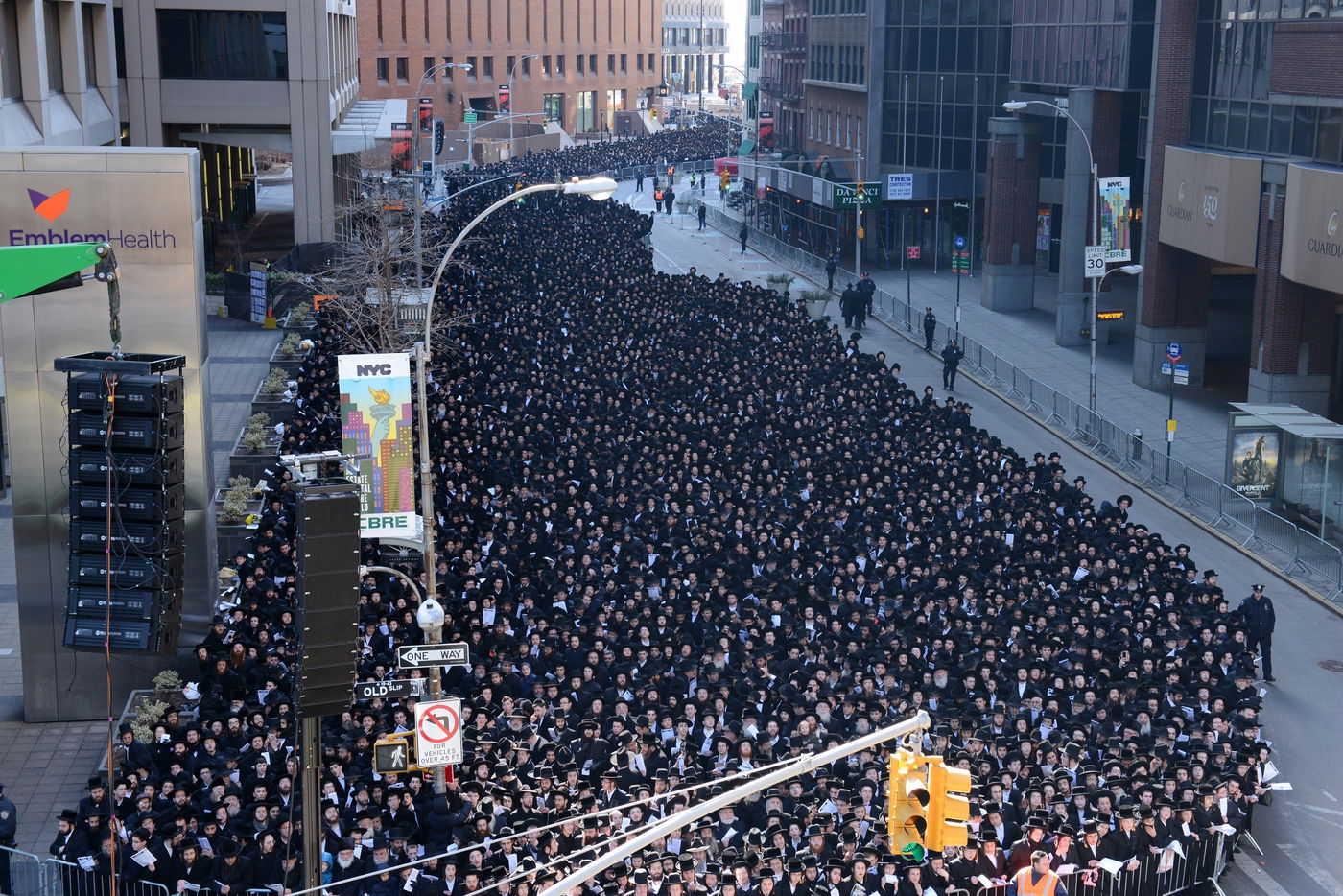 תיעוד מרהיב: העצרת במנהטן