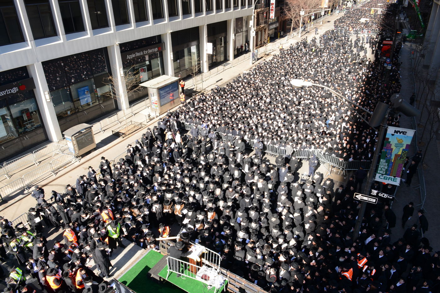 תיעוד מרהיב: העצרת במנהטן