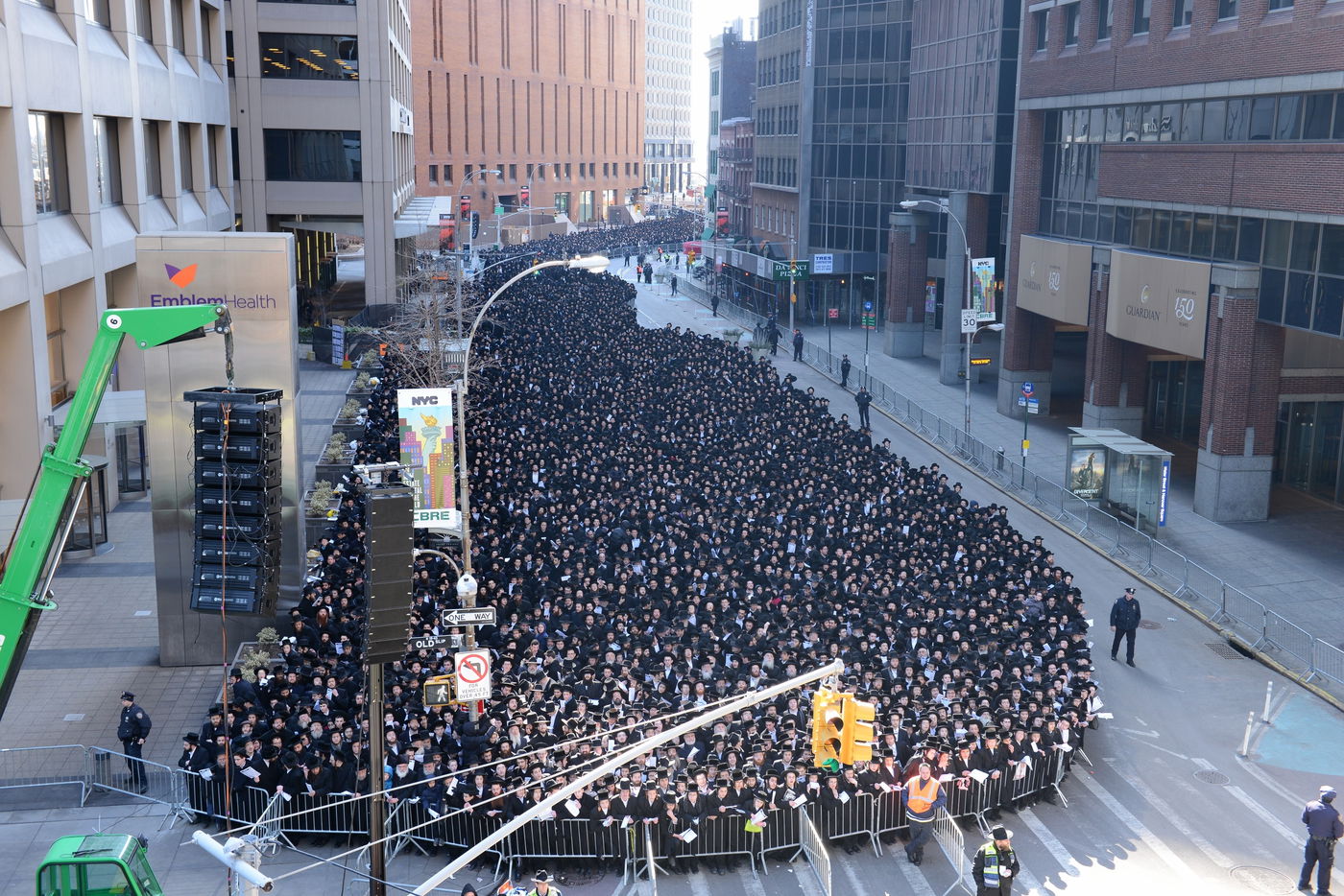 תיעוד מרהיב: העצרת במנהטן