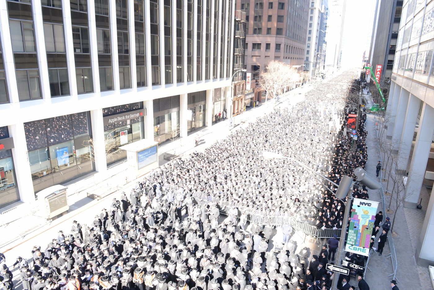 תיעוד מרהיב: העצרת במנהטן