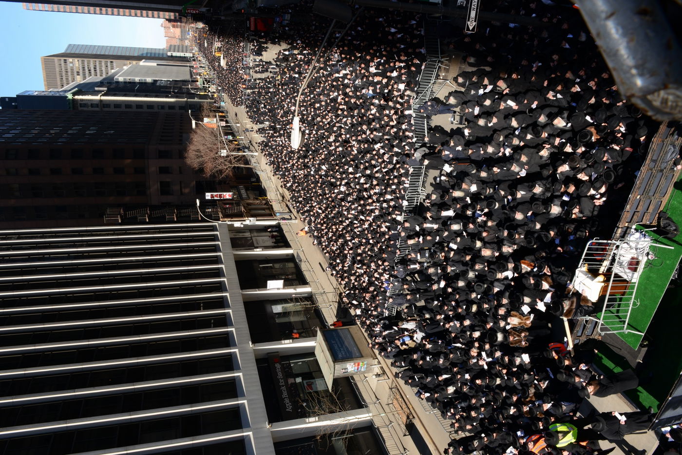 תיעוד מרהיב: העצרת במנהטן