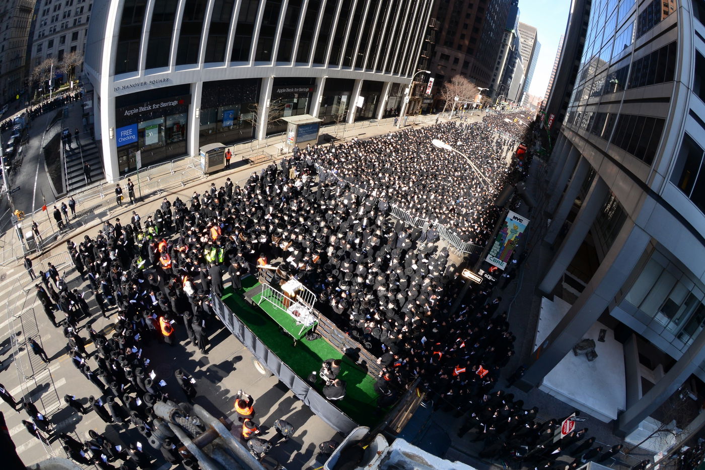 תיעוד מרהיב: העצרת במנהטן