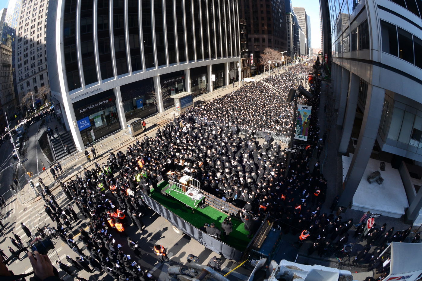 תיעוד מרהיב: העצרת במנהטן