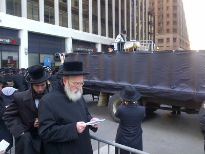 ח"כ ישראל אייכלר בעצרת במנהטן