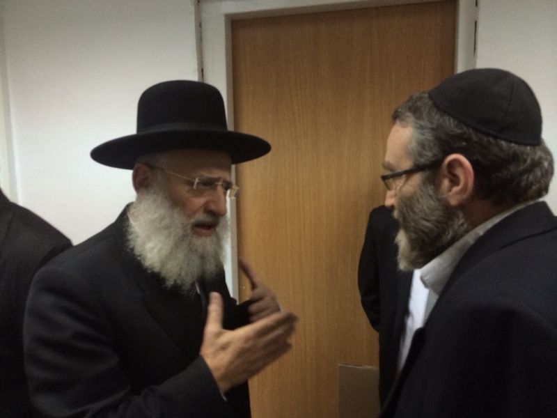 הגאון רבי ראובן אלבז וח"כ משה גפני