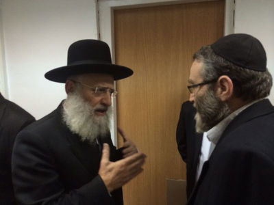 הגאון רבי ראובן אלבז וח"כ משה גפני