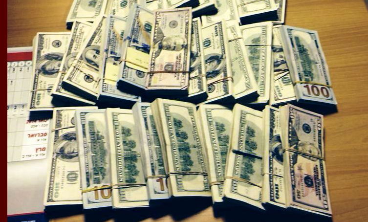 ככה נראים 290 אלף דולר במזומן