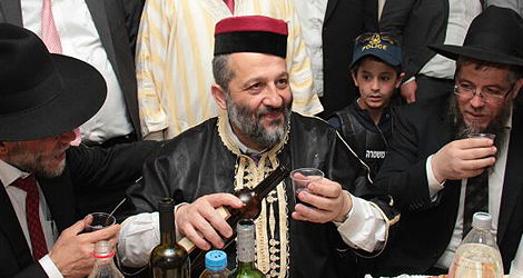 תמונות:  יו"ר ש"ס אריה דרעי חוגג את פורים