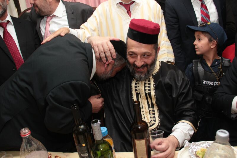 תמונות:  יו"ר ש"ס אריה דרעי חוגג את פורים